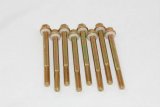 AED Holley Fuel Bowl Screws 5200 Screws, Steel, Gold Iridited, External Hex Head, Holley, Set of 8 thumbnail 2