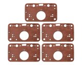 AED Non-Stick Metering Block Gaskets 5846 Gaskets, Block, Blue Fiber, Reusable, Holley, Primary/Seconday, Holley, Set of 5 thumbnail 2