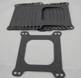 AED Carburetor Base Gaskets 5850 Mounting Gasket, Composite, 4-Barrel, Square Bore, Open Center, Set of 10 thumbnail 1