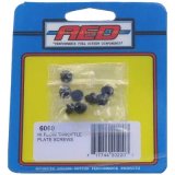 AED Hi-Flow Throttle Plate Screws 6060 Screws, Plate, Philips, Stainless Steel, Polished, Set of 8 thumbnail 1