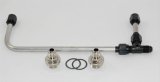 AED Stainless Fuel Line Kits 60945BK Line, Hard Steel, Holley, 4150, 4150 HP, -6 AN Inlet, Kit thumbnail 1