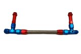 AED Braided Fuel Line Kits 6095 Line, Stainless Steel, Holley, 4150, 4150 HP, -6 AN Inlet, Kit thumbnail 2
