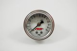 AED Fuel Pressure Gauges 6101 Gauges, Pressure, 0-15 psi, 1 1/2 in. Dia., Analog, Mechanical, 1/8 in.-NPT, Stainless, Chrome Plate, Full Sweep, Liquid Filled, White Face, Each thumbnail 1