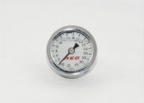 AED Fuel Pressure Gauges 6103 Gauges, Pressure, 0-30 psi, 1 1/2 in. Dia., Analog, Mechanical, 1/8 in.-NPT, Stainless, Chrome Plate, Full Sweep, Liquid Filled, White Face, Each thumbnail 1