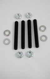 AED Carburetor Stud Kits 6125 Studs, Black Oxide, 5/16-18 in. x 2.5 in. Long, Set of 4 thumbnail 1