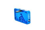 AED Pro-Series Billet Metering Blocks 6585A Block, Primary or Secondary, Aluminum, Blue Anodized, Holley 4500 Series, Alcohol, Each thumbnail 2