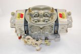 AED HO-Series 750 CFM 4-Barrel Carburetor 750HPHO-BK Carburetor, HO-Series, cfm, Square Bore, Dual Inlet, Silver Finish, Black Anodized Blocks, Each thumbnail 4