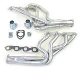 Doug's Headers D320 Headers, Long Tube, Steel, Silver Ceramic Coated, Chevy, Pair thumbnail 4