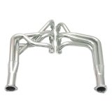 Doug's Headers D324 Headers, Long Tube, Steel, Silver Ceramic Coated, Chevy, Pontiac, Pair thumbnail 1