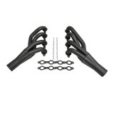 Doug's Headers D3358-B Headers, Mid-length, Steel, Temporary Non-high Temperature Paint, Round Port, Chevrolet, Pontiac, Small Block LS, Pair thumbnail 1