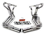 Doug's Headers D380 Headers, Side Mount, Steel, Silver Ceramic Coated, Chevy, Pair thumbnail 4