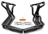 Doug's Headers D380-B Headers, Side Mount, Steel, High Temperature Black Paint, Chevy, Pair thumbnail 4