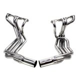 Doug's Headers Stainless Steel D380-SS Headers, Long Tube, Steel, Polished, Chevy, Pair thumbnail 1