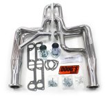 Doug's Headers D564 Headers, Long Tube, Steel, Ceramic Coated, Pontiac, 326-400, V8, Pair thumbnail 2