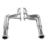 Doug's Headers D581 Headers, Long Tube, Steel, Ceramic Coated, Pontiac V8, Pair thumbnail 1