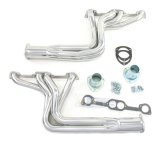 Doug's Headers D581 Headers, Long Tube, Steel, Ceramic Coated, Pontiac V8, Pair thumbnail 4