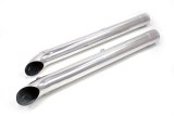 Doug's Headers Corvette Side Pipes for 1963-1982 CORVETTE - D930 Exhaust Tubes, Steel, Ceramic Coated, 4.0 in. Diameter, 44.750 in. Length, Chevy, Pair thumbnail 3