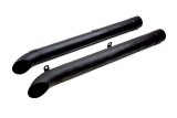 Doug's Headers Corvette Side Pipes for 1963-1982 CORVETTE - D930-B Exhaust Tubes, Steel, Black Painted, 4 in. Diameter, 44.75 in. Length, Chevy, Pair thumbnail 3