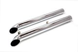 Doug's Headers Corvette Side Pipes for 1963-1982 CORVETTE - D930-SS HEADERS, Tubes Sidemount Polished 304 Stainless Steel thumbnail 3