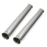 Doug's Headers Corvette Side Pipe Mufflers for 1963-1982 CORVETTE - D950 Mufflers, Glasspack-style, Steel, Natural, 4 in. Diameter, 30 in. Length, Pair thumbnail 1