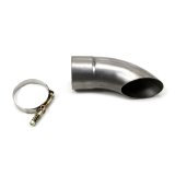 Doug's Headers Exhaust Turndowns DEC250ATD Turndown, Clamp-on, Stainless Steel, Natural, 2.50 in. Inlet/Outlet Diameter, 5.00 in. Overall Length, Each thumbnail 2