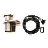 Doug's Headers Electric 3 Inch Exhaust Cutouts Kit DEC300A-1 Cutout, Electric, Bolt-On, Stainless Steel, Natural, in. Diameter, Each thumbnail 1