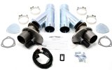 Doug's Headers Electric 3 Inch Exhaust Cutouts Kit DEC300AK Cutouts, Electric, Bolt-On, Stainless Steel, Natural, in. Diameter, thumbnail 1