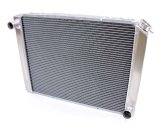 Be Cool Universal Aluminum Radiators 35002 Radiator, Universal, Crossflow, Aluminum, Natural, 26.5 in. Wide, 20 in. High, 3 in. Thick, Manual Trans, Each thumbnail 2