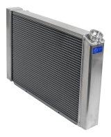 Be Cool Bone Yard LS Swap Radiators 35202 Radiator, Yard, Universal, Aluminum, Natural, 26.500 in. Wide, 19.500 in. High, Each thumbnail 5