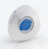 Be Cool Radiator Caps 70006 Cap, Aluminum, Natural, Indy-Style Tri-Lobe, Logo, 13 psi, Each thumbnail 1