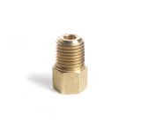 Be Cool Automatic Transmission Cooler Fittings 72001 Fitting, Adapter, 1/4 in. Male NPT x 1/2-20 in. Inverted Flare, Brass, Each thumbnail 1
