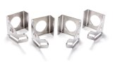 Be Cool Electric Fan Module Mounting Brackets 72031 Brackets, Aluminum, Natural, Universal, Set of 4 thumbnail 2