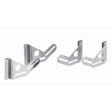 Be Cool Electric Fan Module Mounting Brackets 72054 Brackets, Aluminum, Natural, Set of 4 thumbnail 1