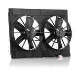 11 Inch 2,725 CFM Be Cool Qualifier Fan 75007 Electric Fan, Qualifier, Dual, in. Diameter, Puller, cfm, Black, Plastic, Each thumbnail 1