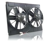 11 Inch 2,725 CFM Be Cool Qualifier Fan 75007 Electric Fan, Qualifier, Dual, in. Diameter, Puller, cfm, Black, Plastic, Each thumbnail 2