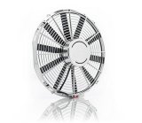16 Inch 2,360 CFM Be Cool Show & Go Fan 75033 Electric Fan, Go, Single, in. Diameter, Puller, cfm, Black, Plastic, Chrome Shroud, Each thumbnail 1