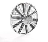 16 Inch 2,360 CFM Be Cool Show & Go Fan 75033 Electric Fan, Go, Single, in. Diameter, Puller, cfm, Black, Plastic, Chrome Shroud, Each thumbnail 2