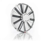 16 Inch 2,360 CFM Be Cool Show & Go Fan 75033 Electric Fan, Go, Single, in. Diameter, Puller, cfm, Black, Plastic, Chrome Shroud, Each thumbnail 3