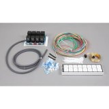 ARC Flat Touch Switch Panels 8000D Panel, Aluminum, Dash Mount, 8.750 in.Wide, 2.375 in.Tall, .75 in. Deep, Lighted, 8 Switches, Each thumbnail 5