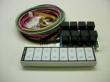 ARC Flat Touch Switch Panels 8000D Panel, Aluminum, Dash Mount, 8.750 in.Wide, 2.375 in.Tall, .75 in. Deep, Lighted, 8 Switches, Each thumbnail 6