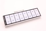 ARC Flat Touch Switch Panels 8000R Panel, Aluminum, Cage Mount, 8.75 in.Wide, 2.375 in.Tall, .75 in. Deep, Lighted, 8 Switches, Each thumbnail 2