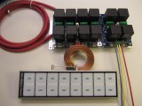 ARC Flat Touch Switch Panels 8000R Panel, Aluminum, Cage Mount, 8.75 in.Wide, 2.375 in.Tall, .75 in. Deep, Lighted, 8 Switches, Each thumbnail 3