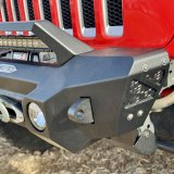 Rock Slide Jeep Wrangler JL & Gladiator JT Appalachian Steel Mid Stubby Bumper w/ Winch Plate thumbnail 4