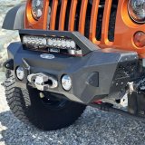 Rock Slide 07-18 Jeep Wrangler JK Appalachian Steel Stubby Front Bumper w/ Winch Plate thumbnail 2