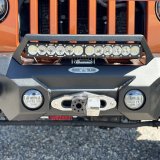 Rock Slide 07-18 Jeep Wrangler JK Appalachian Steel Stubby Front Bumper w/ Winch Plate thumbnail 4