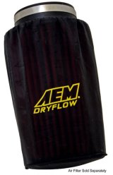AEM Air Filter Wrap 6 in Base 5 1/4 in Top 9 in Tall thumbnail 1