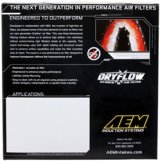 AEM 10 Dodge Ram 2500/3500 6.7L L6 DSL 11in L x 9.75in W x 6.5in H Replacement DryFlow Air Filter thumbnail 8