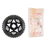 AEM 96-00 Honda Civic / 96-97 Honda Del Sol D16 Black Tru-Time Cam Gear thumbnail 6