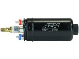 AEM 400LPH High Pressure Inline Fuel Pump - M18x1.5 Female Inlet to M12x1.5 Male Outlet thumbnail 2