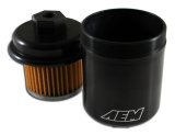 AEM 94-01 Acura Integra / 94-97 Honda Accord / 96-00 Civic / 97-01 Prelude Black Fuel Filter Kit thumbnail 7